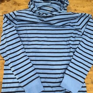 Crewcuts Navy and Black Striped Pullover